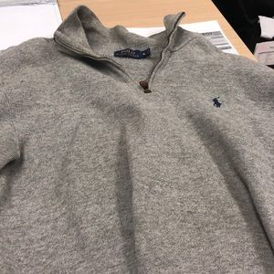 Gray Male Ralph Lauren Sweater